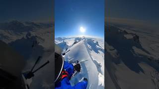 Extremesports snowboarding skiing ski snow adventure avalanche youtube shorts [upl. by Aerb]