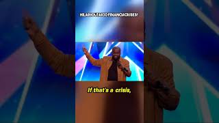 STAN UP ON AGT Hilarious take on financial crises showtalent show family america [upl. by Anyat]