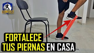 EJERCICIOS DE FUTBOL CON BANDAS ELASTICAS  Fortalece tus Piernas Desde Casa [upl. by Ecital121]