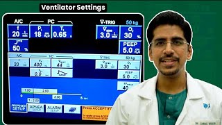 Basic Modes of Ventilator made easy VENTILATOR SETTINGS [upl. by Oberstone]