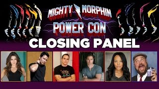 Power Con Closing Panel Mighty Morphin Power Con 2015  Airlim [upl. by Repmek]