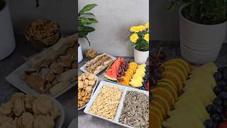 Party platter ideas shorts youtubeshorts partyfoodideas foodarrangements foodphotography [upl. by Rosenquist66]