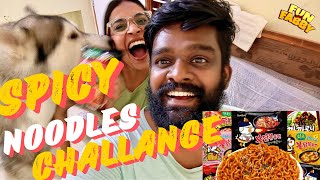 The Ultimate Spicy Challenge 🌶️😅 Spicy Noodles Eating Challenge Fun with Fabby [upl. by Aineles361]