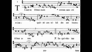 Timete Dominum All Saints Day Gradual [upl. by Ana]