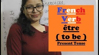 French Verb être [upl. by Urania]