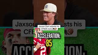 Jaxson Dart reacts to his CFB25 ratings 👀 shorts [upl. by Tsuda750]