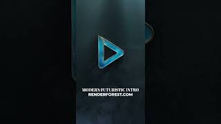 3D Logo Animation  Modern Futuristic Intro [upl. by Enyahs]