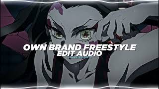 Own brand freestyle  felixthe1st dreya mac finch fetti edit audio [upl. by Sabu]