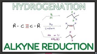 Alkyne Reduction  Hydrogenation Lindars catalyst Dissolving Metal Reduction  cistrans alkenes [upl. by Ayidah913]