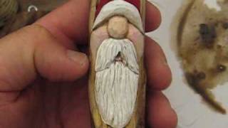 HOW TO DO ANTIQUING ON A WOODCARVING [upl. by Ettelegna]