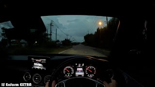 2016 MercedesBenz C300 Cabriolet A205 POV Roof Down Dawn Drive [upl. by Proudman]