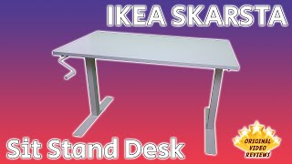 IKEA SKARSTA SitStand Desk Review also known as IKEA TROTTEN [upl. by Nilatak]