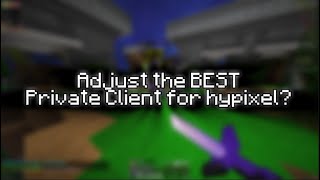 Adjust literally BREAKS Hypixel Anticheat Invite Only Client [upl. by Rasia]