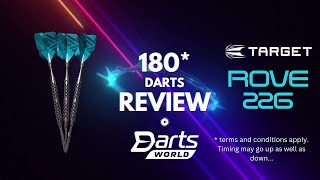 Darts World AIM180 Review  Target Rove 01 [upl. by Hoang]