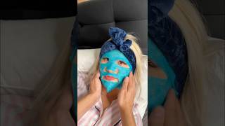 Spa Day💙 music trend spa skincare skincareroutine skin viralvideo shortvideo short couple [upl. by Mcmaster]