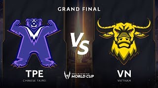 Việt Nam vs Đài Bắc Trung Hoa  Chung Kết AWC 2019  Garena Liên Quân Mobile [upl. by Kcirdehs485]