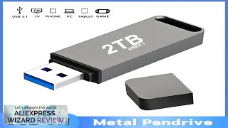 Metal Flash Drive USB Pendrive 2TB USB 31 Cle USB Pen Drive Review [upl. by Euqinehs]