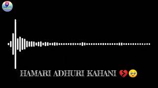 Hamari adhuri kahani 💔🥺  vocals only   cover ll Aaditya sings  Arijit singh [upl. by Keyek]