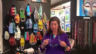 Virtual Gallery Tour with owner artist Barbara Shulman at BSK Design Guilford CT Nov 2020 [upl. by Ytisahc]