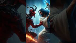 The battle of devil and jesus jesuschrist jesus god [upl. by Atterbury]