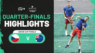 Highlights LeheckaPavlasek CZE v PurcellEbden AUS  Davis Cup Finals 2023 [upl. by Bowden811]