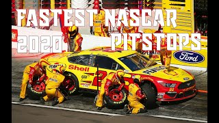 FASTEST NASCAR PIT STOPS OF 2020  NEW RECORD [upl. by Yauqram]