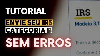 Preencher Declaração de IRS  Trabalhador Independente [upl. by Nahk]