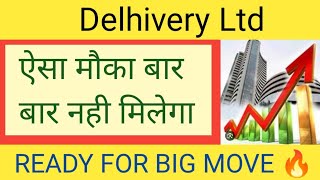 DELHVERY LTD SHARE NEWS  NEXT TARGET  LATEST NEWS  STOCK ANALYSIS trading nifty50 nifty [upl. by Herv]