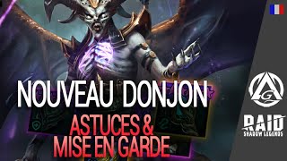 ASTUCES NOUVEAU DONJON amp MISE EN GARDE  RAID SHADOW LEGENDS [upl. by Resneps701]