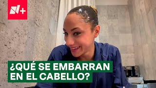 ¿Qué se embarran las nadadoras artísticas en el cabello  N [upl. by Rico993]