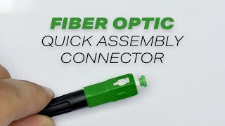 Fiber optic quickassembly connector Ultimode ESC925T [upl. by Apgar]