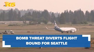 Man in custody after making bomb threat aboard plane bound for Seattle [upl. by Herrington190]