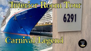 The Best  Complete  Ultimate Room Tour  Interior Cabin 6291  Carnival Legend [upl. by Alleb]