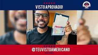 VISTO AMERICANO APROVADO EM LISBOA  PORTUGAL  ANDERSON RODRIGUES  ASSESSORIA TEU VISTO AMERICANO [upl. by Adnesor]