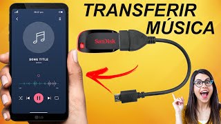 Aprenda como Passar Músicas do Celular para o PenDrive  Rápido e Fácil [upl. by Adnorat525]