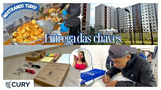 PEGAMOS A CHAVE DO APARTAMENTO  entrega das chaves Cury  ​⁠casadatatah1504 [upl. by Head781]