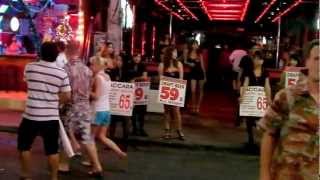 Nachtleben auf der walking street pattaya thailand urlaub [upl. by Nesyaj]