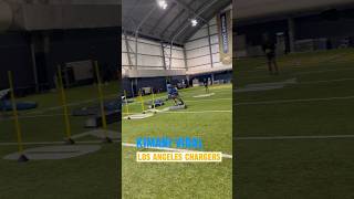 Kimani Vidal Los Angeles Chargers Running Back Drills w Brad Lester [upl. by Ginger]