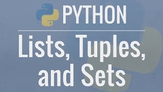 Python Tutorial for Beginners 4 Lists Tuples and Sets [upl. by Reube662]