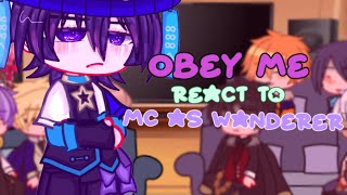 Obey me react to MC as ScaramoucheWanderer [upl. by Brenn151]