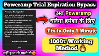 Poweramp Full Version 🔥 Poweramp Trial Expiration Fix 😃 How to Bypass Poweramp Trial Expiration [upl. by Ogires]