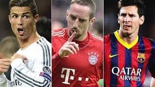 Ballon dOr 2013  Messi vs Ronaldo vs Ribery [upl. by Clardy]