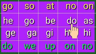 two letter word in English  CVC words  preschool learning  2 letter words kids [upl. by Kaplan52]