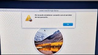 Solución Mac 2024 No se pudo establecer la conexión con el servidor de recuperación [upl. by Ja762]