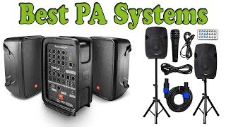 5 Best PA Systems 2018 – PA Systems Reviews [upl. by Nahtahoj394]