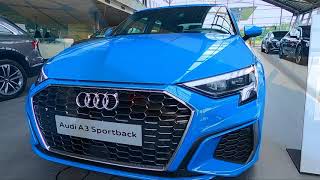 Turbo Blue Audi A3 Sportback 2020 S line 35 TDI 150HP €41 000 [upl. by Puduns305]