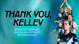 Soccer Legend Kelley OHara Retirement Speech at Gotham FC [upl. by Nevets266]