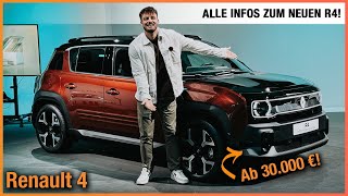 Renault 4 im Test 2025 Alle Infos zum NEUEN R4 Review  Innenraum  Iconic  ETech  Preis [upl. by Nave]