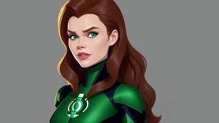 AI Generated Art Holland Roden as Laira Omoto from The Green Lantern [upl. by Renae]