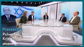 Presseclub Pulverfass Nahost – Wohin führt der Krieg [upl. by Swan25]